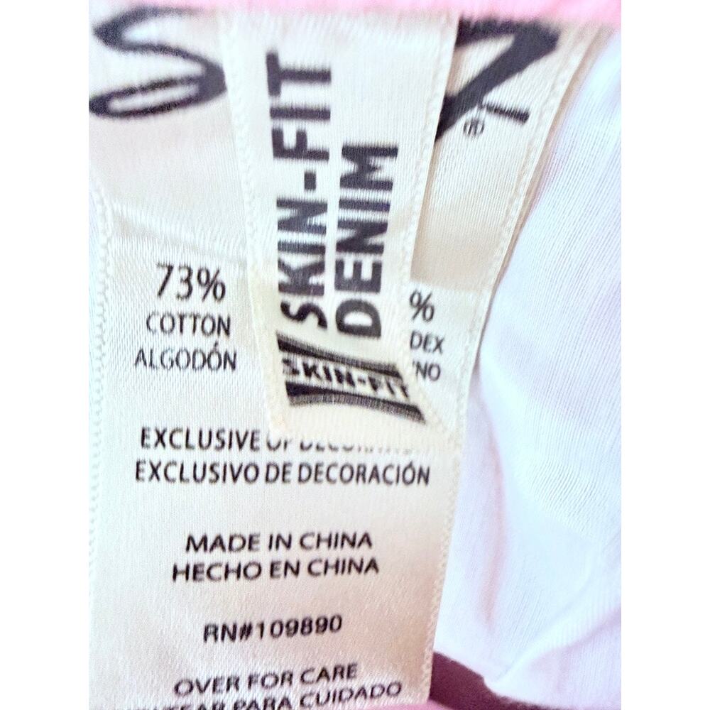 Seven7 High Rise Skinny Jeans Mauve Pink Ultra Stretch Size 16 NWT - Picture 7 of 8